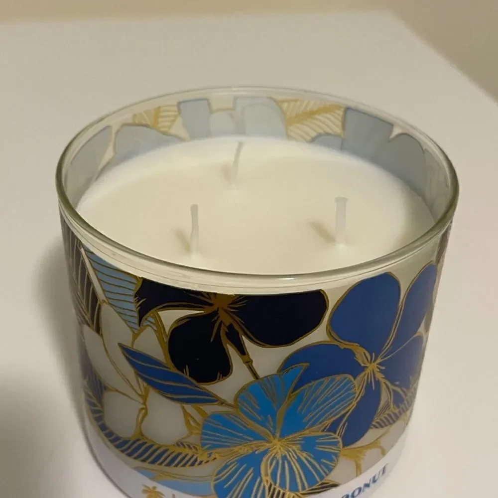 🆕 Bath & Body Works Mahogany Coconut 3 Wick Candle ⭐️